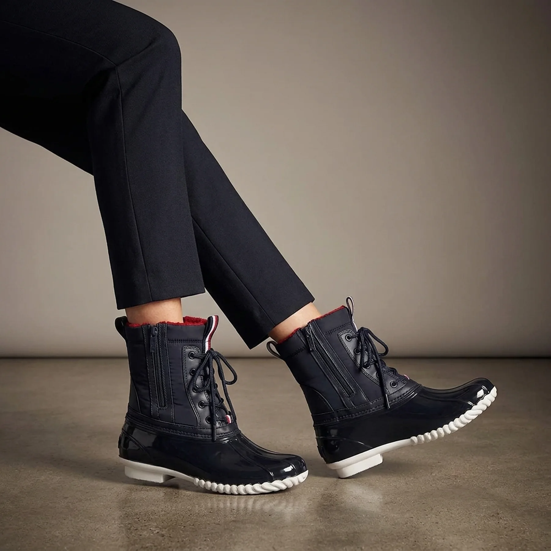 Гумові черевики Tommy Hilfiger на хутрі 1159779319