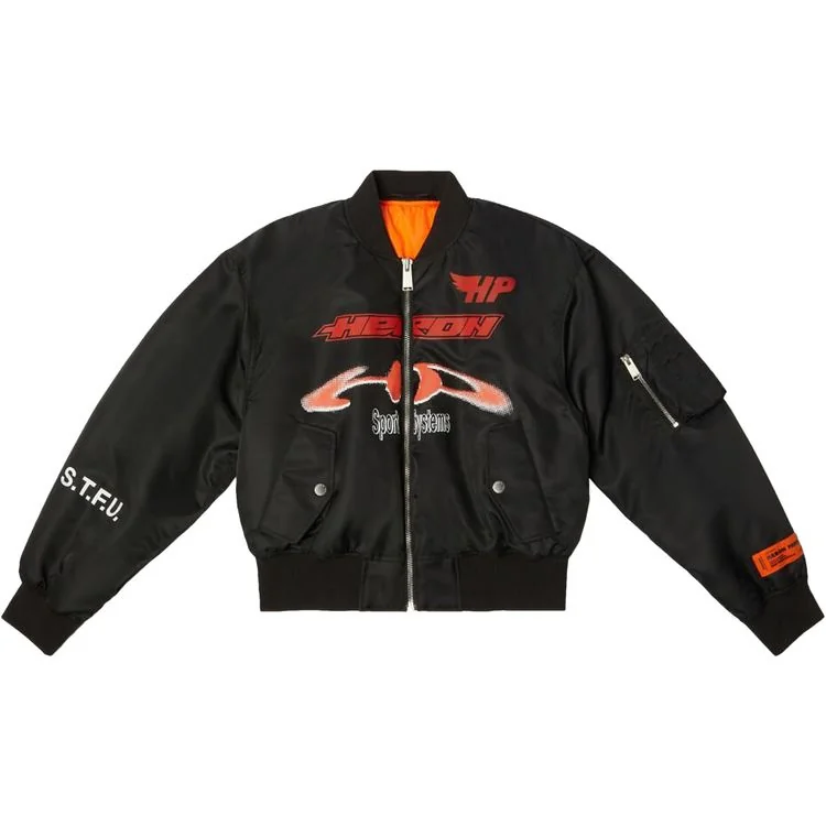 Heron Preston Ex-Ray Bomber Jacket 'Black/Red'