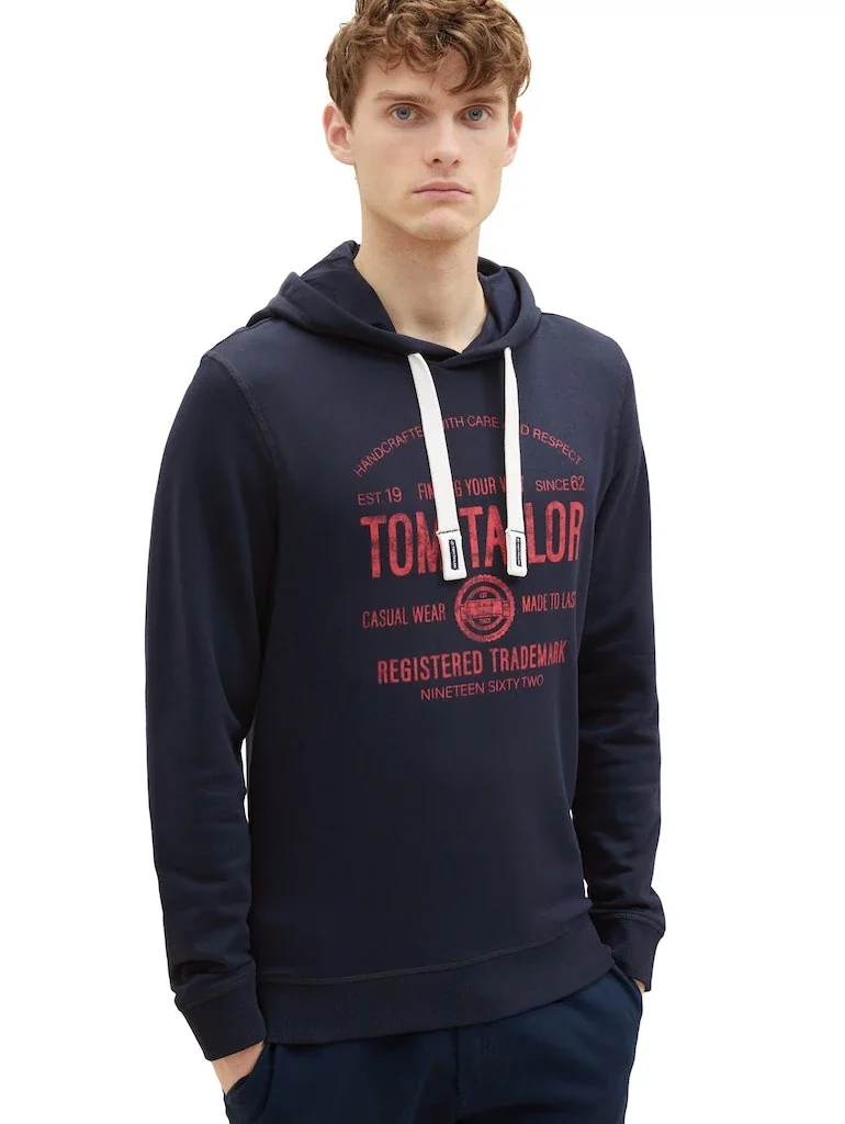 Худі 1038605-10668 Tom Tailor L Темно-синій