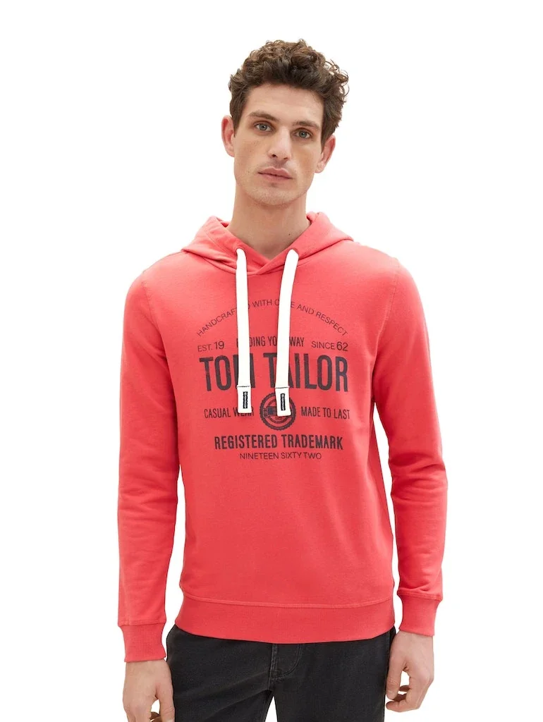 Худі 1038605-31045 Tom Tailor L Червоний