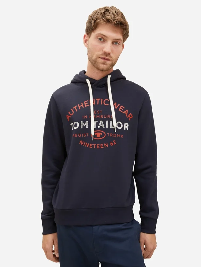Худі 1038744-10668 Tom Tailor L Темно-синій