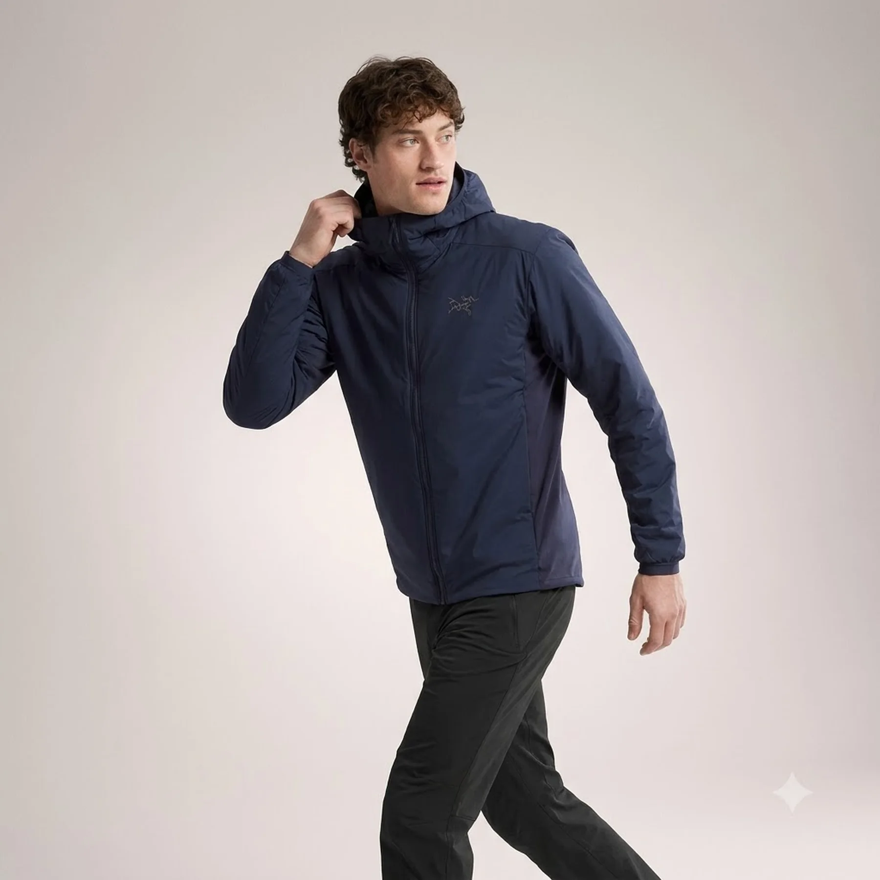 Худі Arc'teryx Atom Hoody Black Sapphire