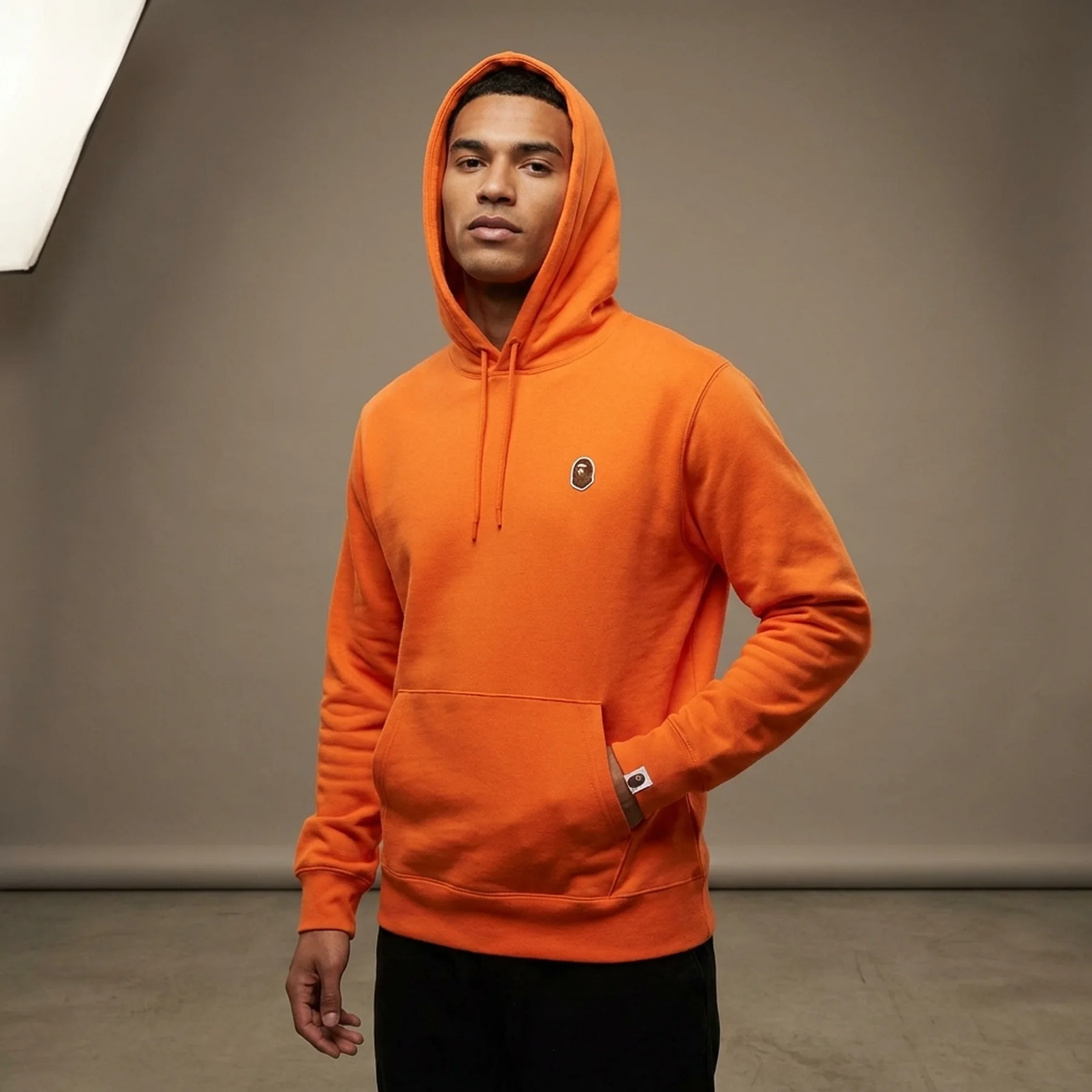 Худі Bape Ape Head One Point Orange