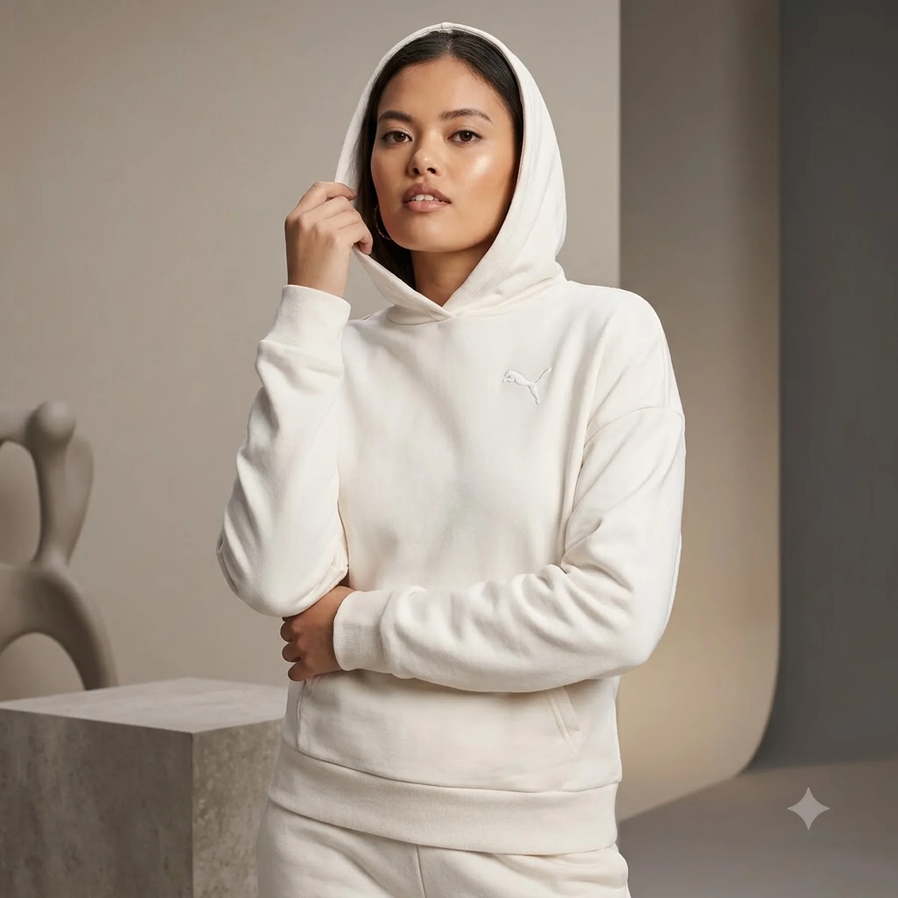 Худі BETTER ESSENTIALS Hoodie FL 67680499 Puma XS Білий