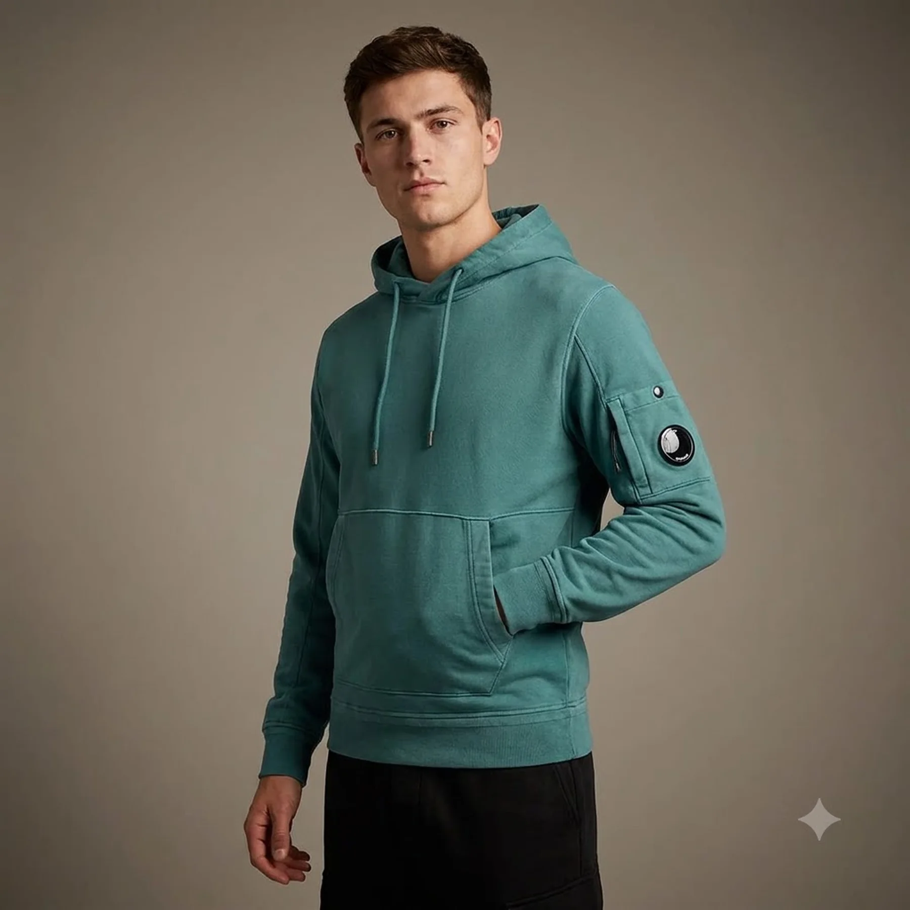 Худі C.P. Company Cotton Fleece Grey