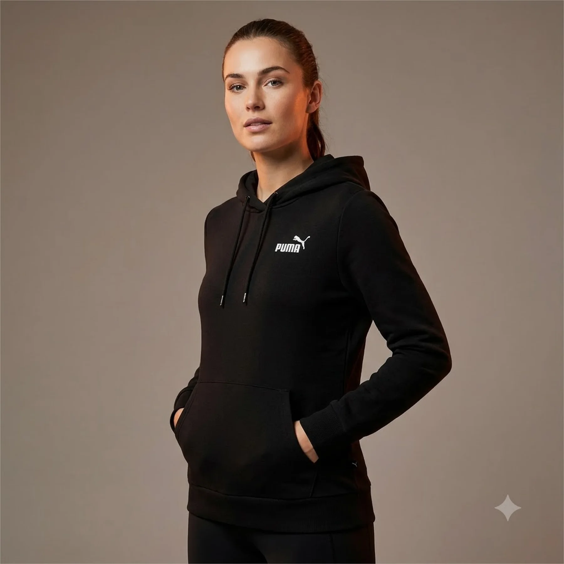 Худі ESS+ Embroidery Hoodie 67000401 Puma XS Чорний