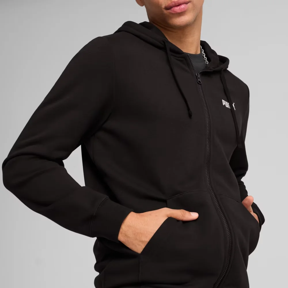 Худі ESS Full-Zip Hoodie 68258801 Puma 3XL Чорний