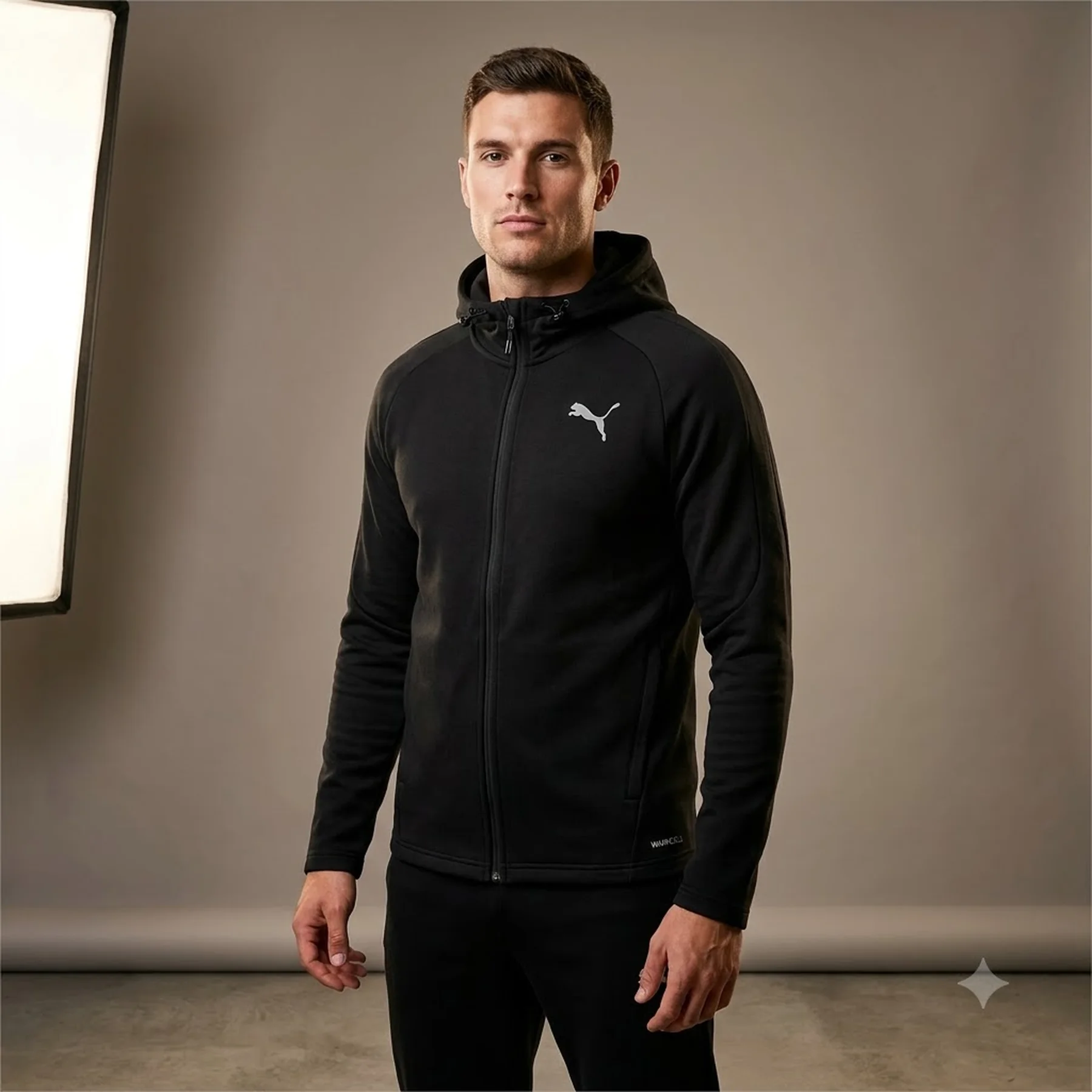 Худі EVOSTRIPE Warm FZ Hoodie 68823701 Puma L Чорний