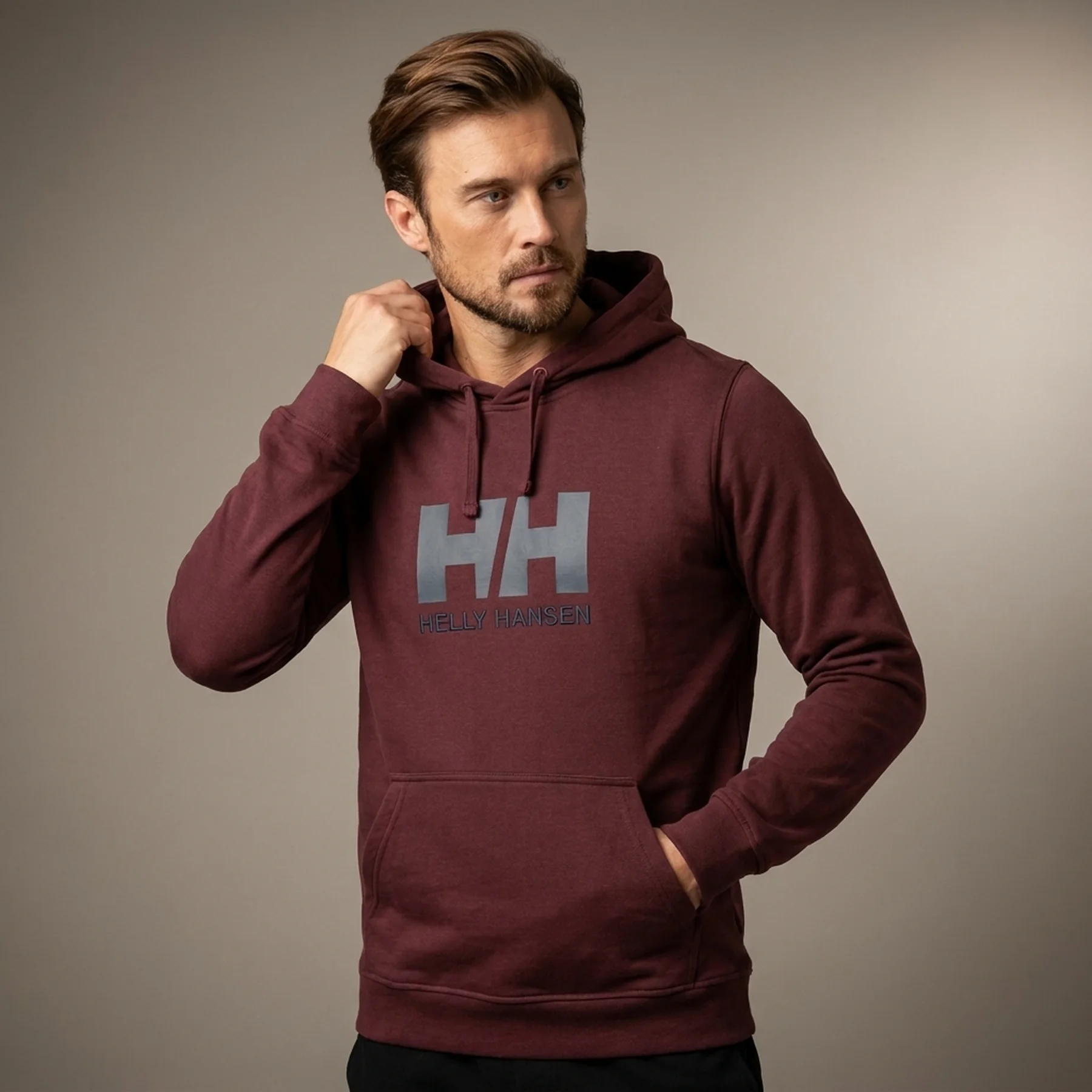 Худі FELPA DA UOMO HELLY HANSEN HH LOGO OLIVE GREEN