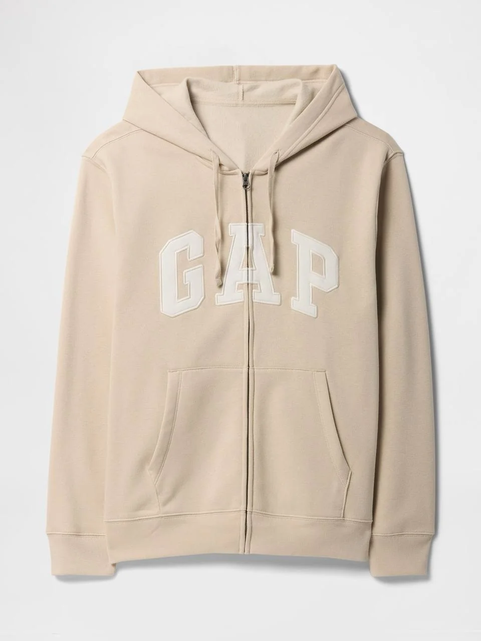Худі GAP Zip Hoodie Beige