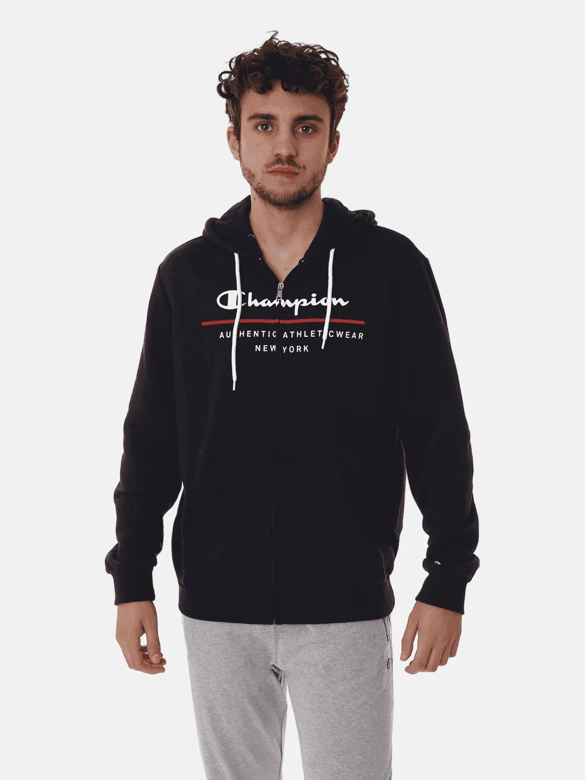 Худі hooded full zip sweatshirt 219730-BS501 Champion M Темно-синій