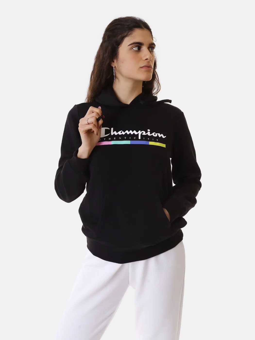 Худі hooded sweatshirt 117104-KK001 Champion L Чорний