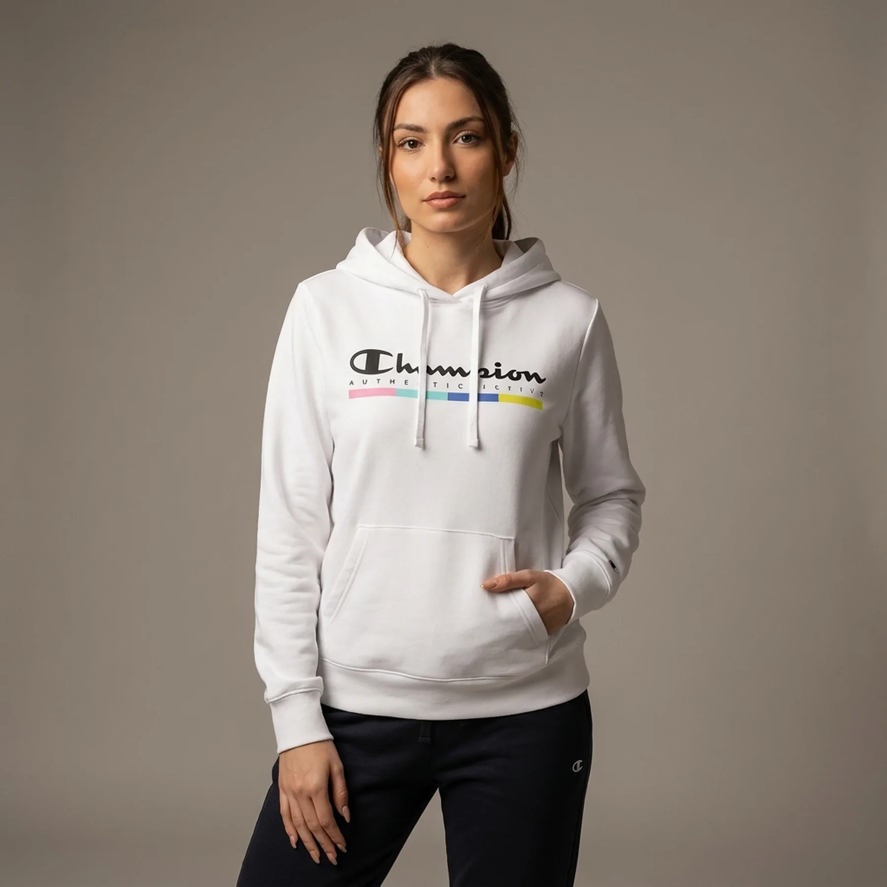 Худі hooded sweatshirt 117104-WW001 Champion L Білий