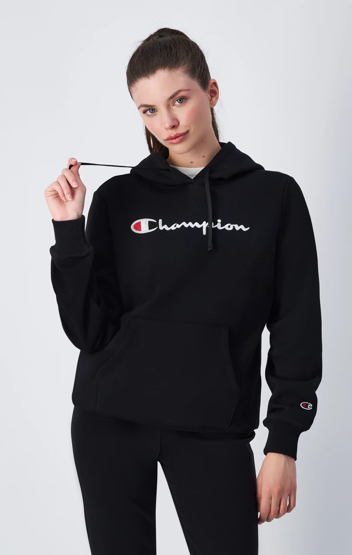 Худі HOODED SWEATSHIRT 117529-KK001 Champion L Чорний