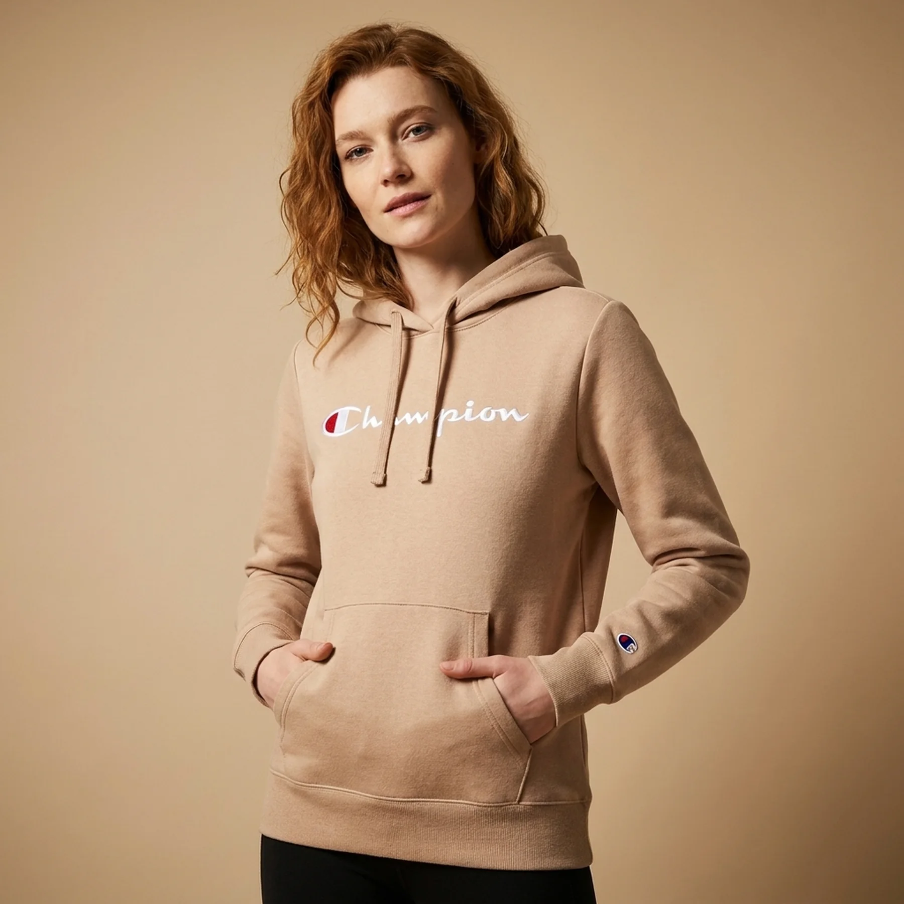 Худі HOODED SWEATSHIRT 117529-MS079 Champion L Бежевий
