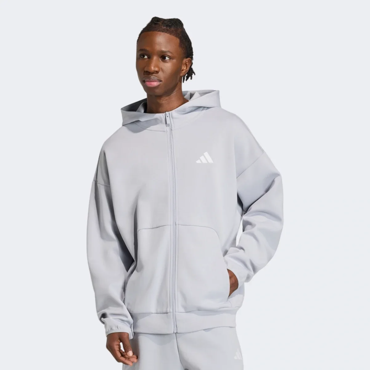 Худі M FI SL FZ KD7662 Adidas L Сірий
