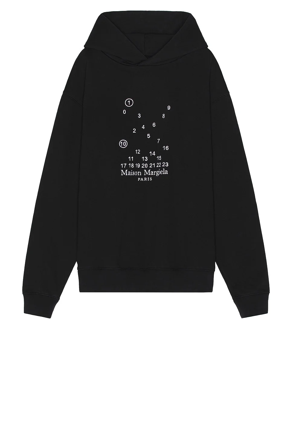 Худі MAISON MARGIELA OVERSIZED CALENDAR GRAPHIC LOGO HOODIE