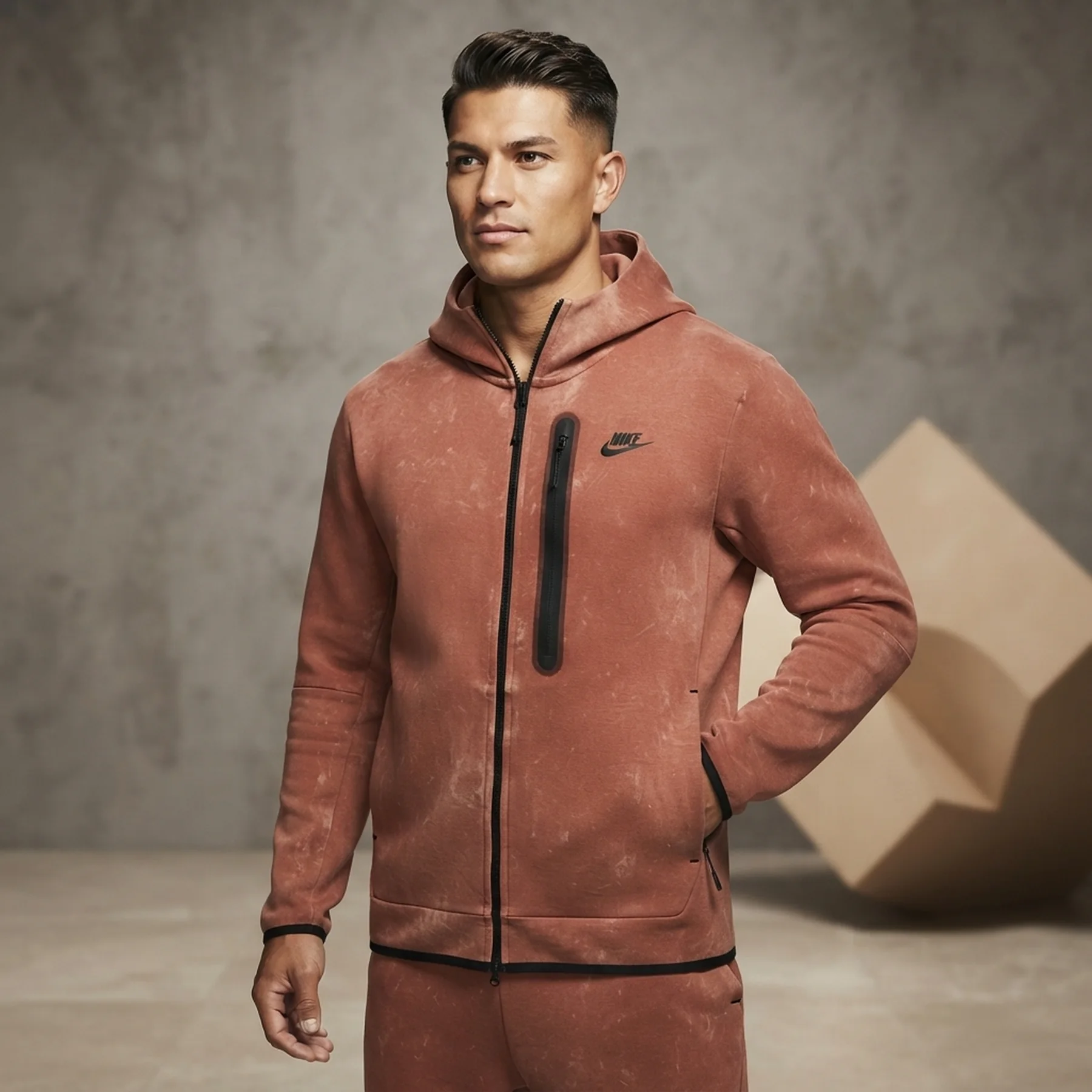 Худі Nike Tech Fleece кірпічне