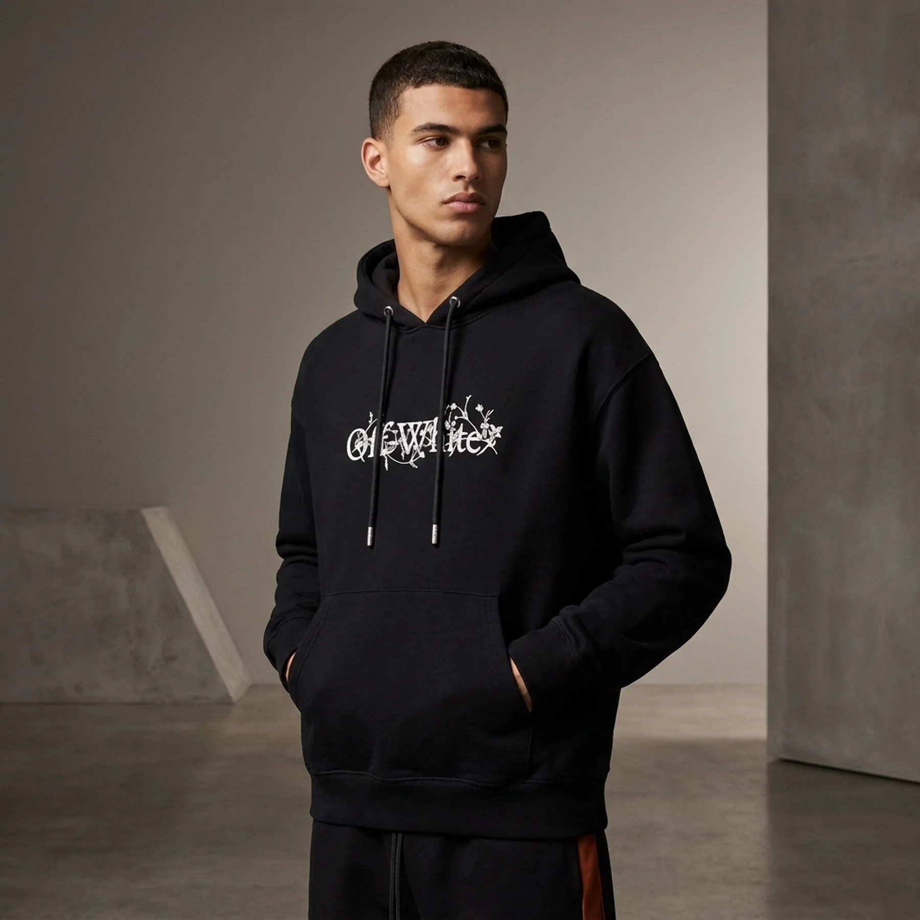 Худі Off-white bookish flower skate hoodie