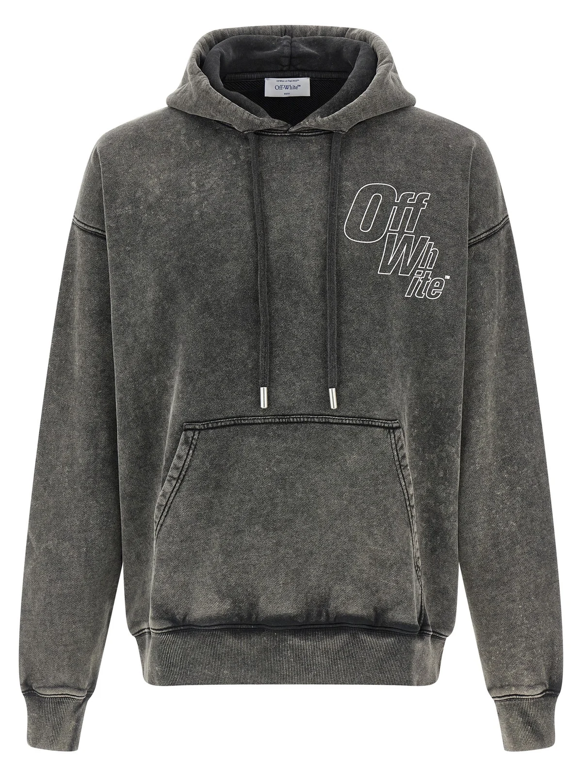 Худі Off-white spray can arrow skate hoodie grey
