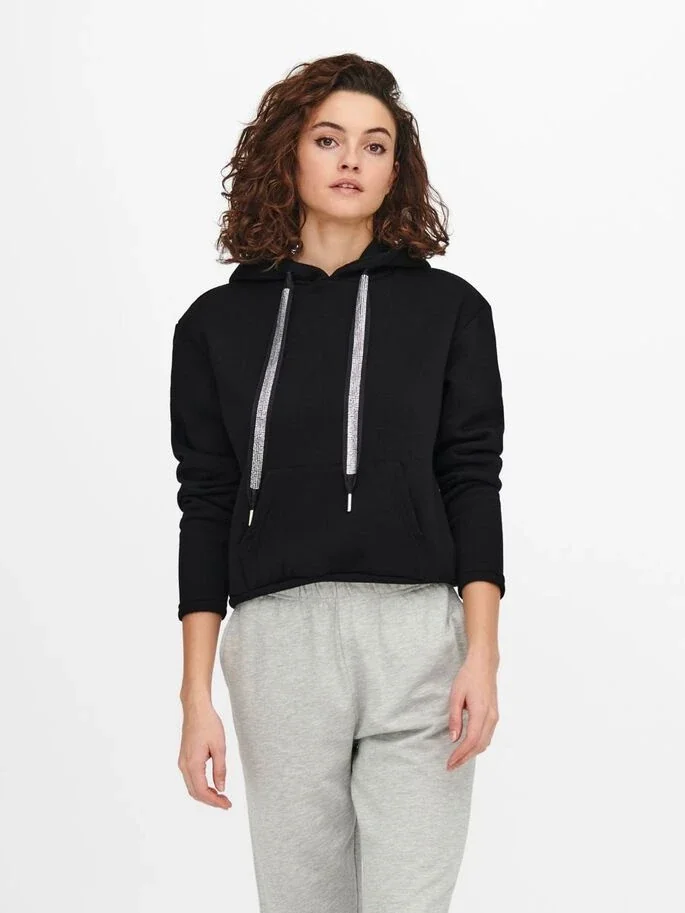 Худі ONLDREAM L/S HOOD SWT 15245133-Black ONLY L Чорний