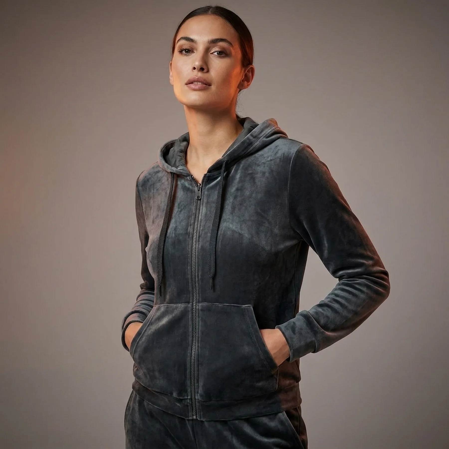 Худі ONLREBEL L/S ZIP HOOD SWT 15241328-Phantom ONLY L Темно-сірий