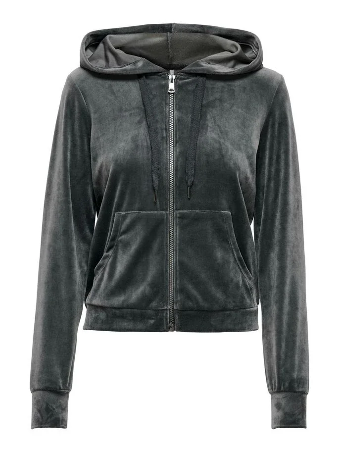 Худі ONLREBEL L/S ZIP HOOD SWT 15241328-Phantom ONLY L Темно-сірий