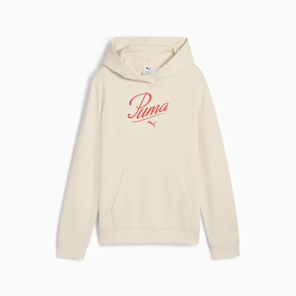 Худі підліткове ESS SCRIPT Hoodie 68580687 Puma 140 Бежевий