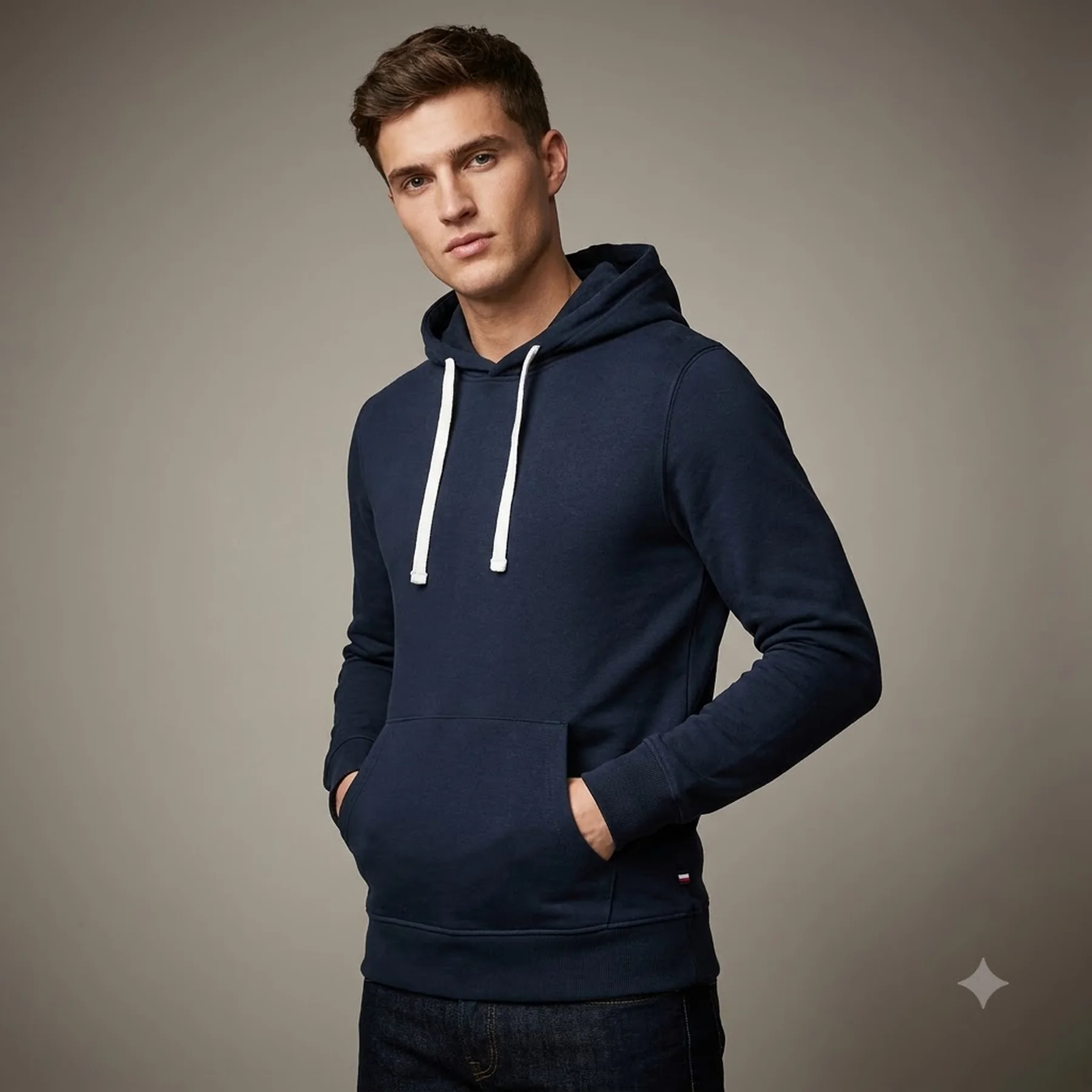 Худі PKTGMS BASIC HOOD SWEAT 12131173-Navy Blazer Jack & Jones M Темно-синій