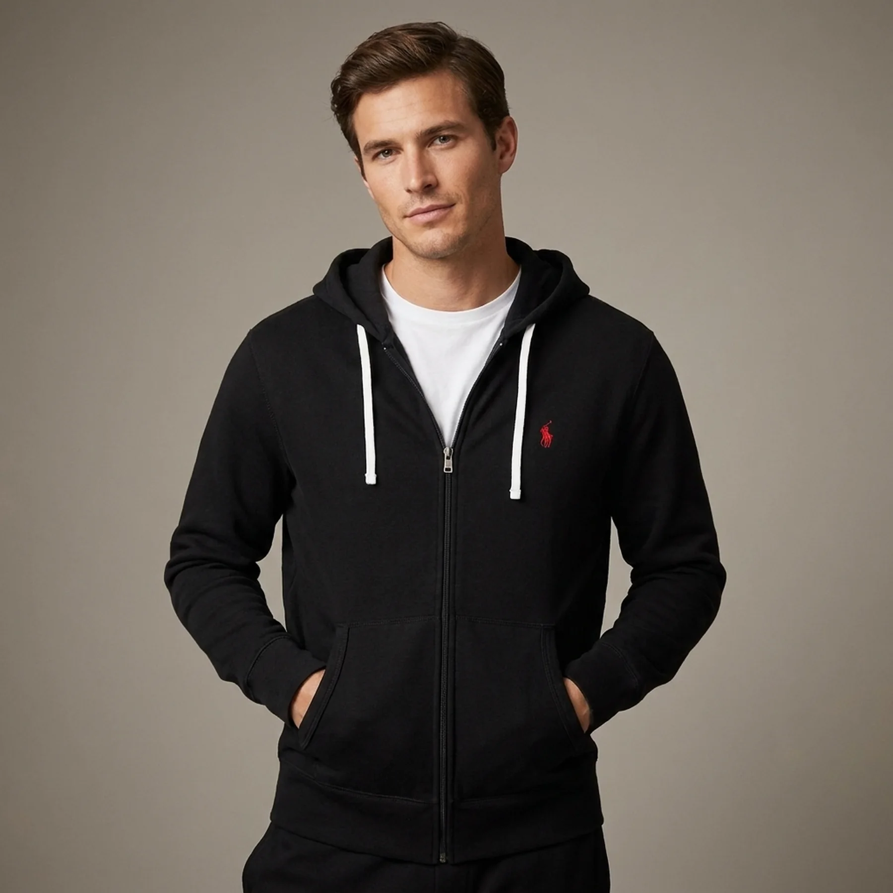 Худі Polo Ralph Lauren Pony Full Zip чорне