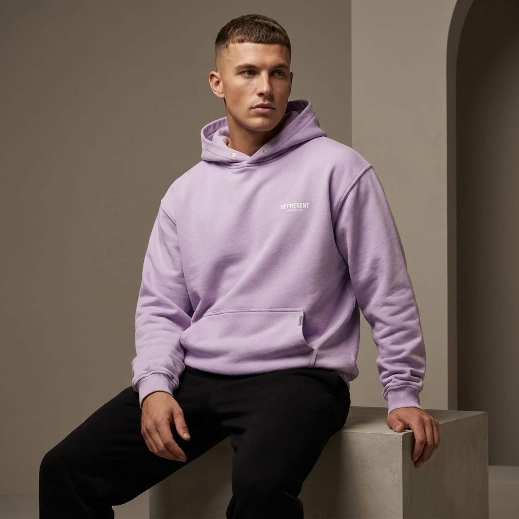 Худі Represent Owners Club Lilac Hoodie Represent