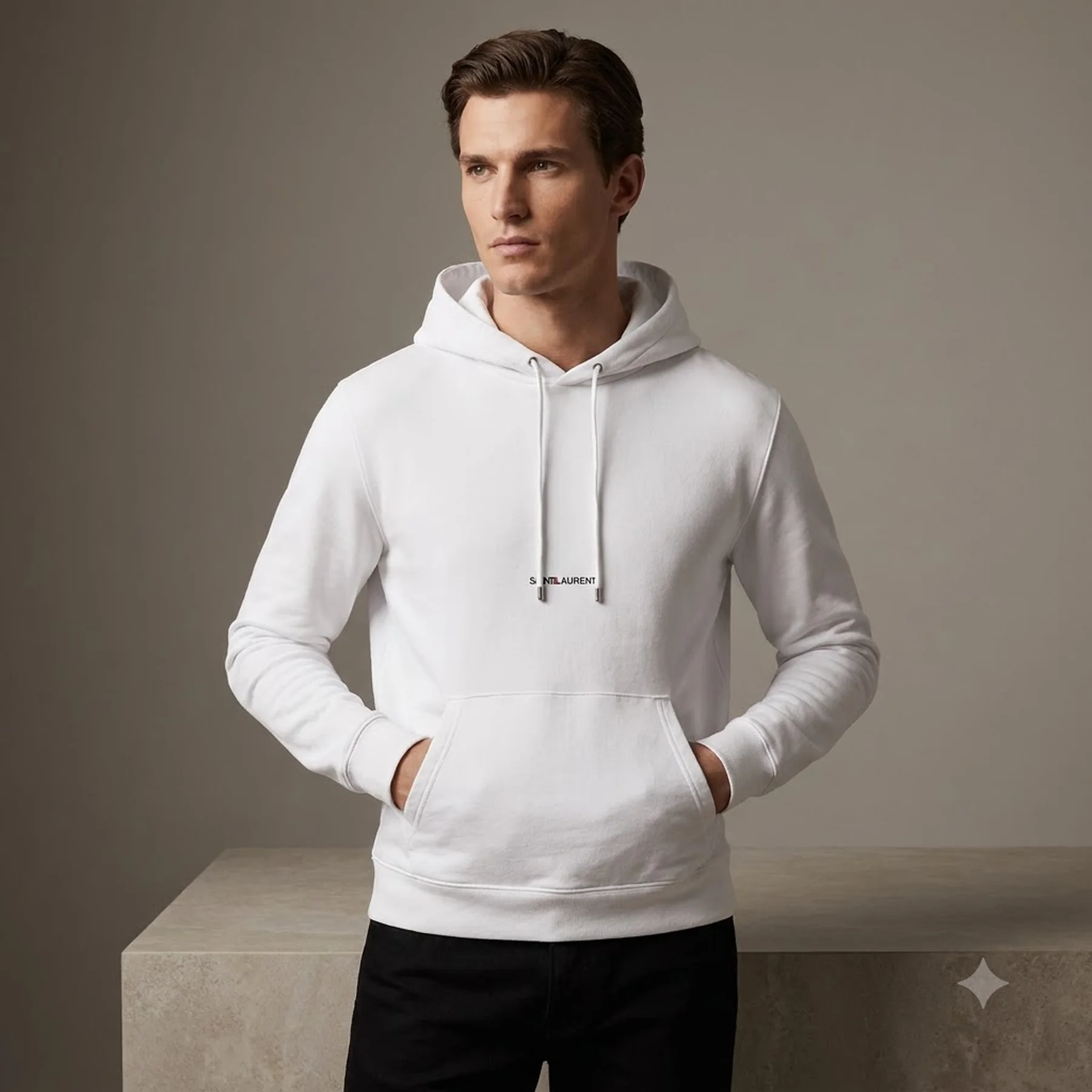 Худі Saint Laurent (біле)