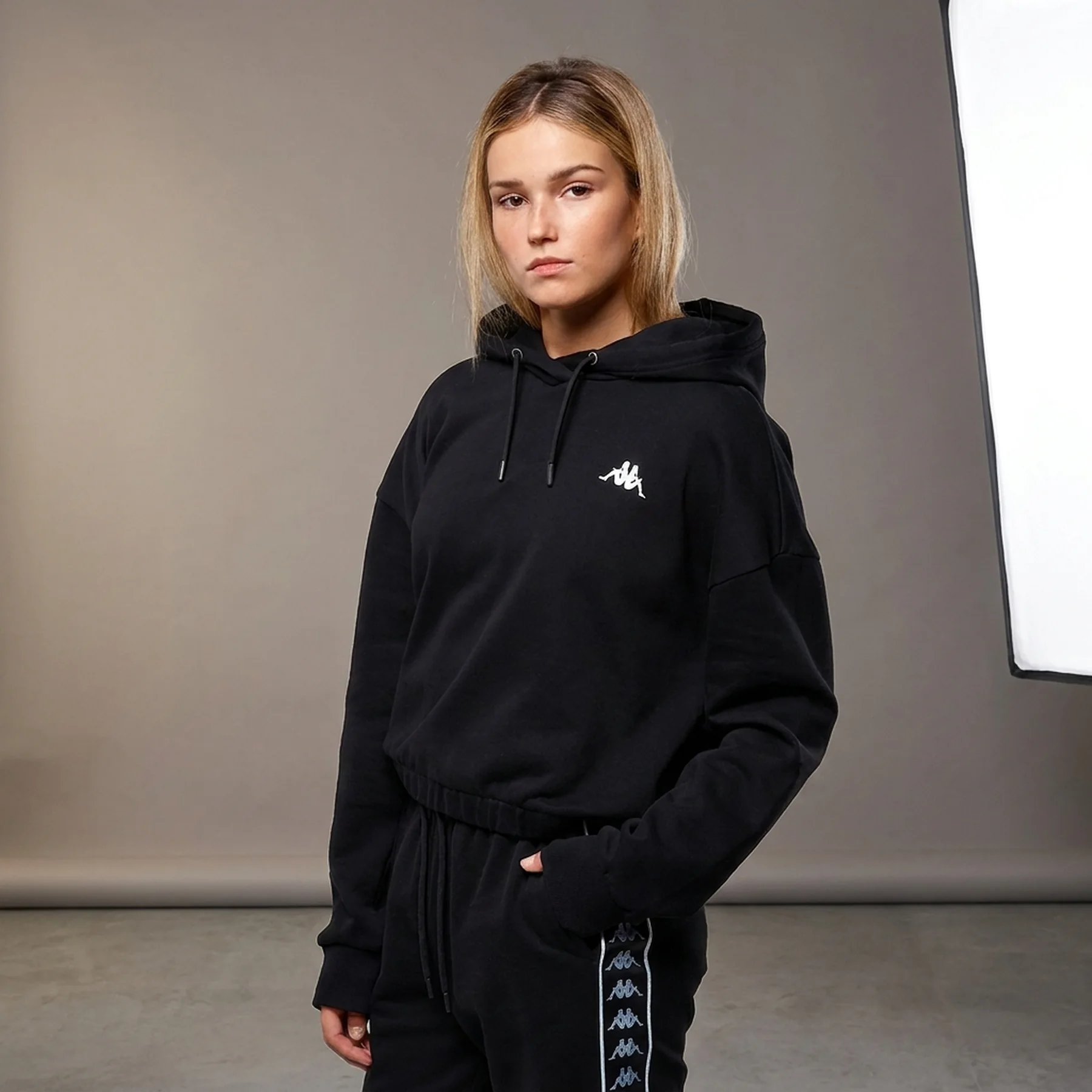 Худі Sports Sweatshirt Regular Fit 710067-19-4006 Kappa L Чорний