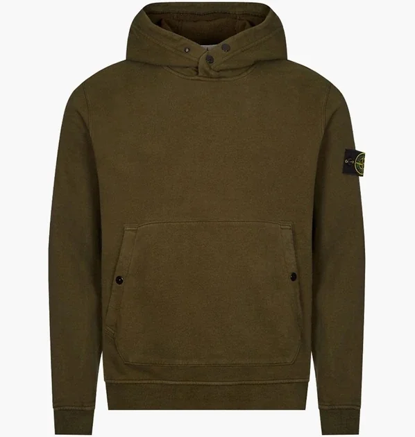Худі Stone Island Logo Hoodie Olive 791561720-V0058