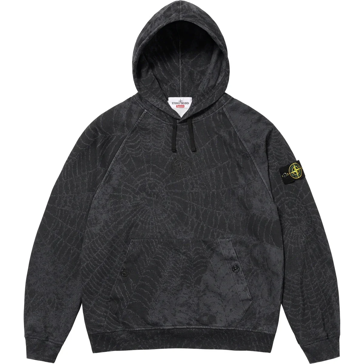 Supreme®/Stone Island® Hooded Sweatshirt Black