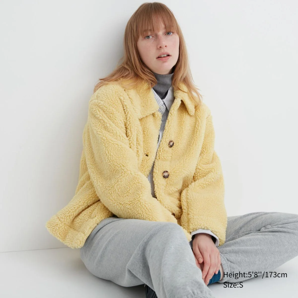Хутряна куртка Uniqlo на флісі 1159796052 — Одяг
