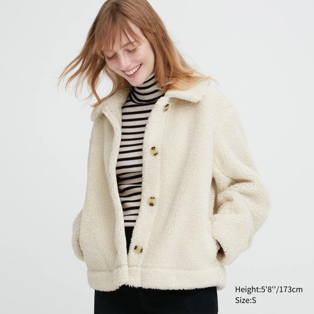 Хутряна куртка Uniqlo на флісі 1159797349