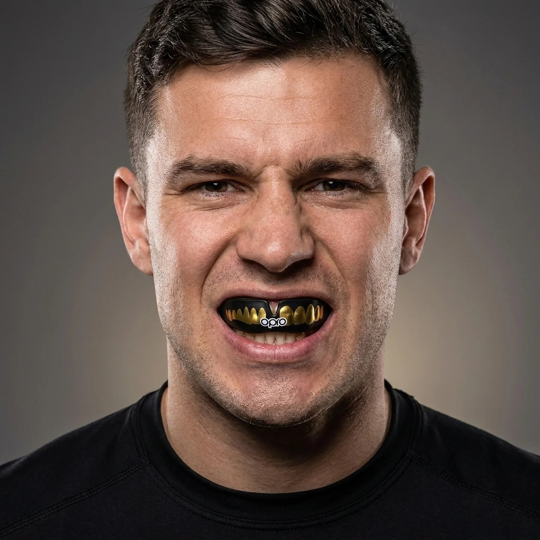 Капа OPRO Instant TEETH доросла (вік 11+) Black/Gold (art.102526001)