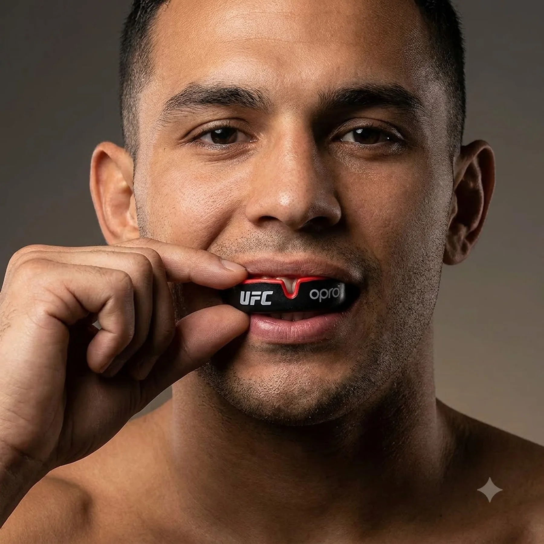 Капа OPRO Silver UFC доросла (вік 11+) Red/Black (ufc.102514002)