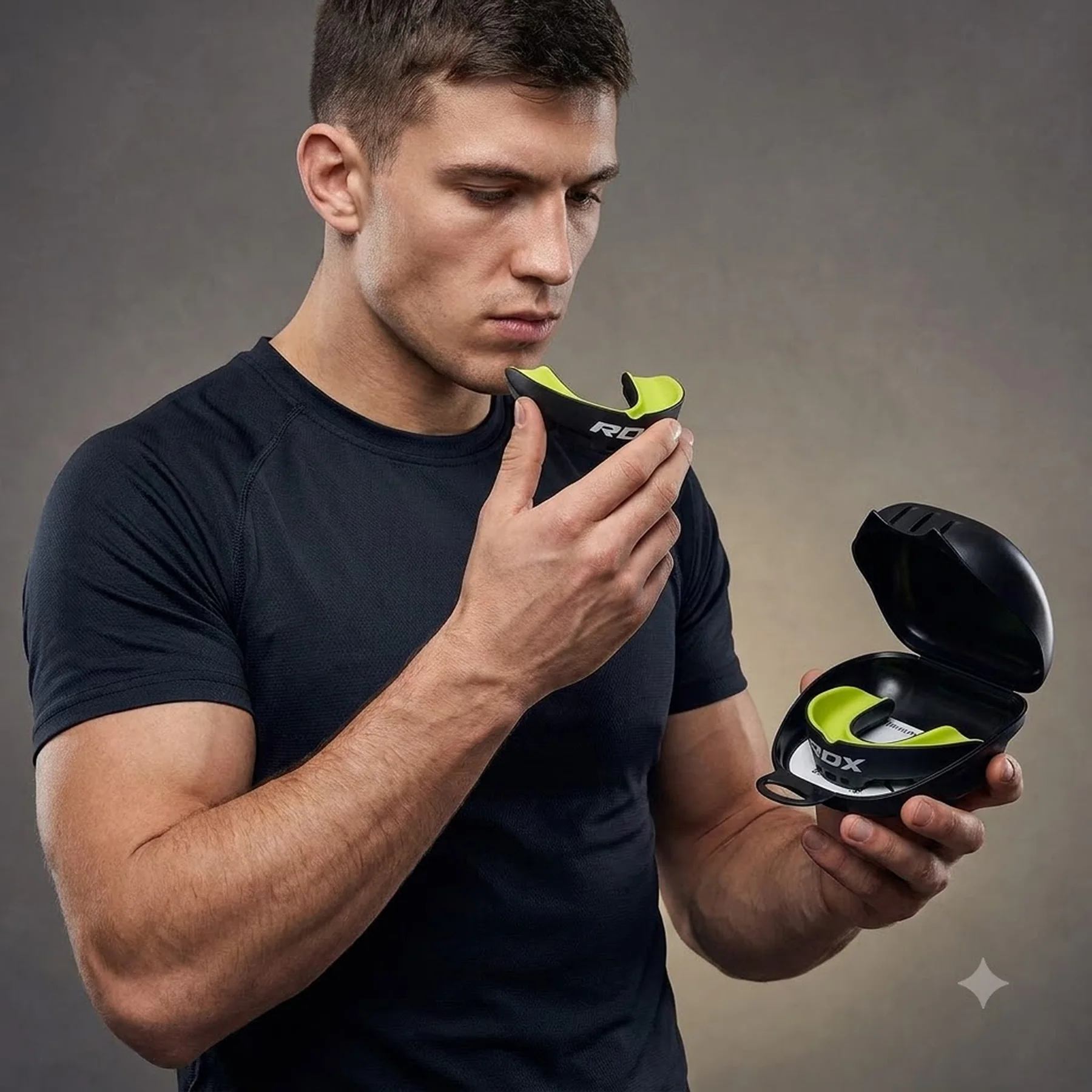 Капа RDX 3w доросла (вік 12+) Black/Green