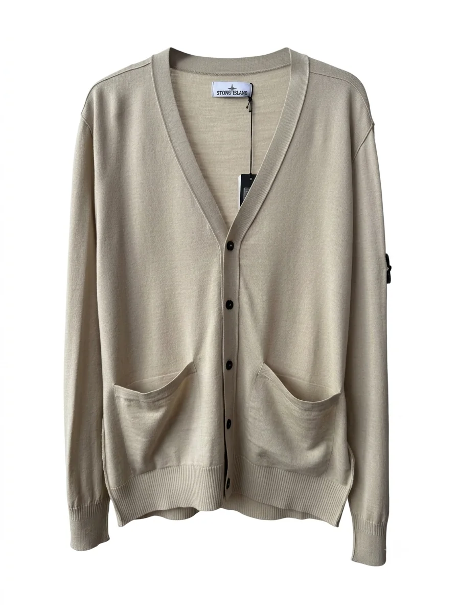 Кардиган чоловічий Stone Island Wool Knit Cardigan Pczec