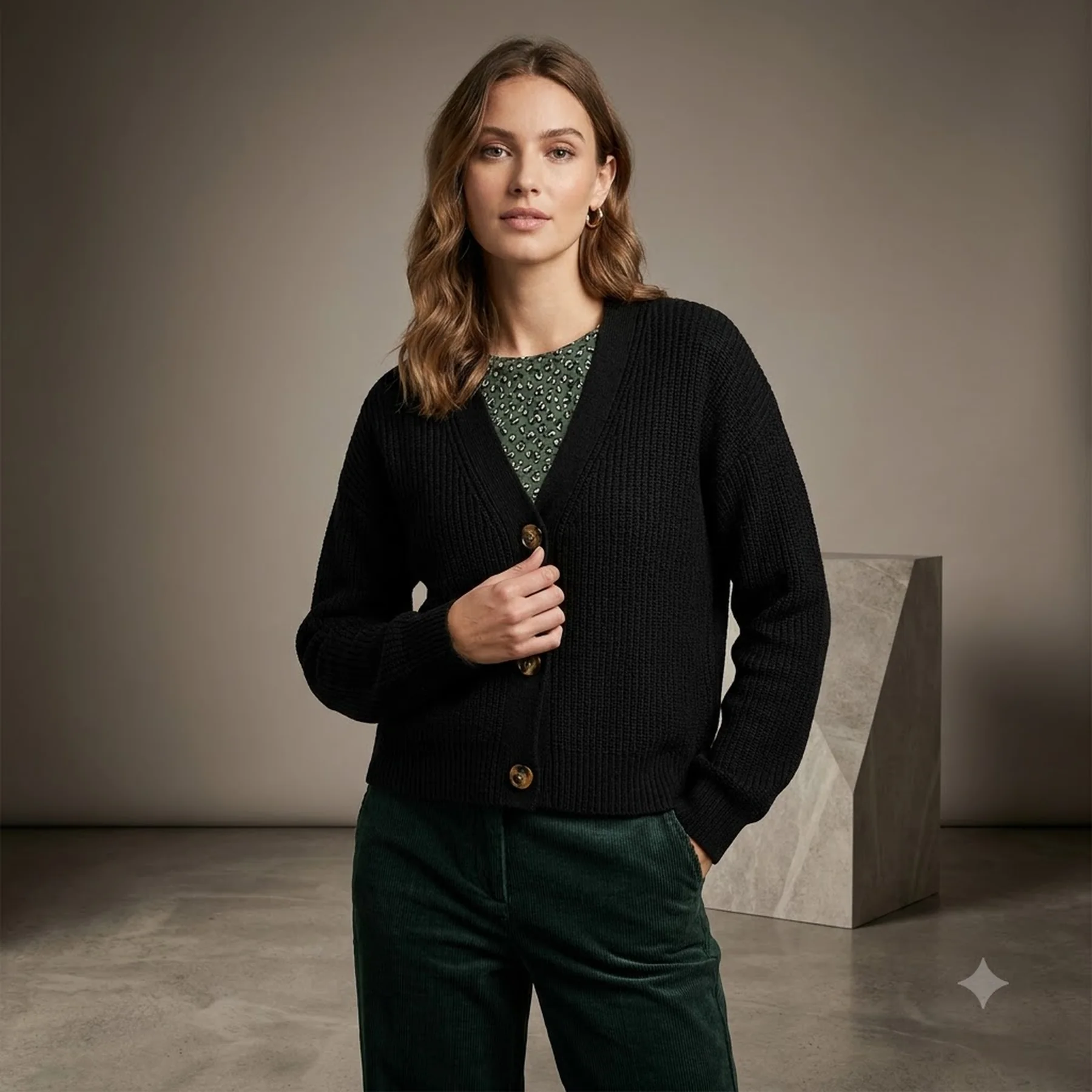 Кардиган ONLCAROL L/S CARDIGAN KNT NOOS 15196734-Black ONLY L Чорний