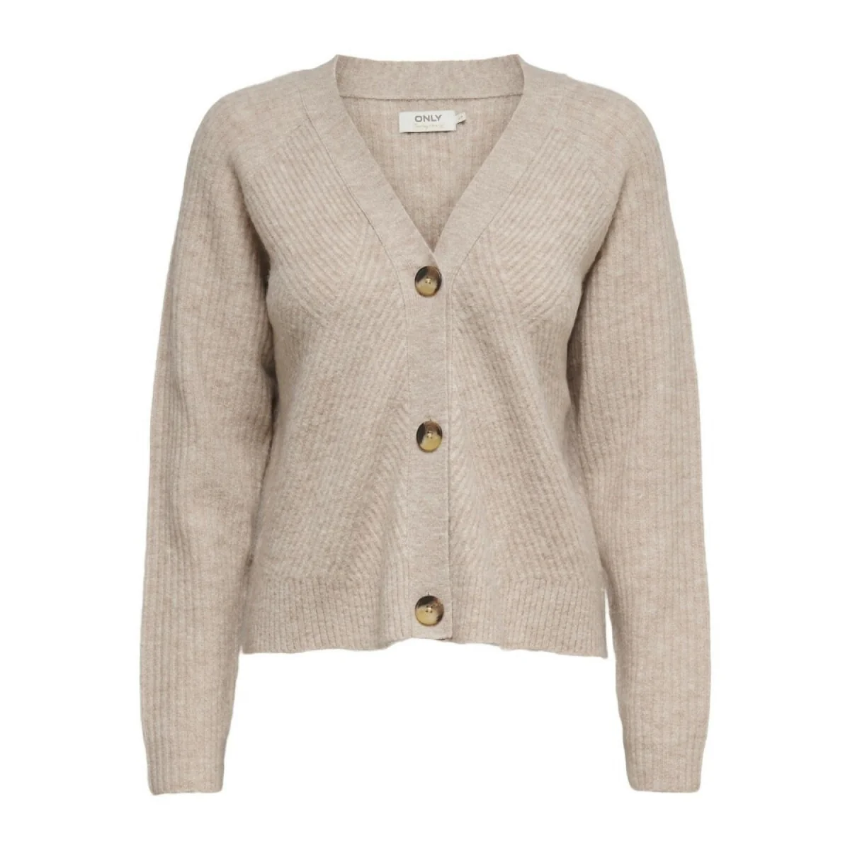 Кардиган ONLCAROL L/S CARDIGAN KNT NOOS 15196734-Pumice Stone ONLY M Бежевий