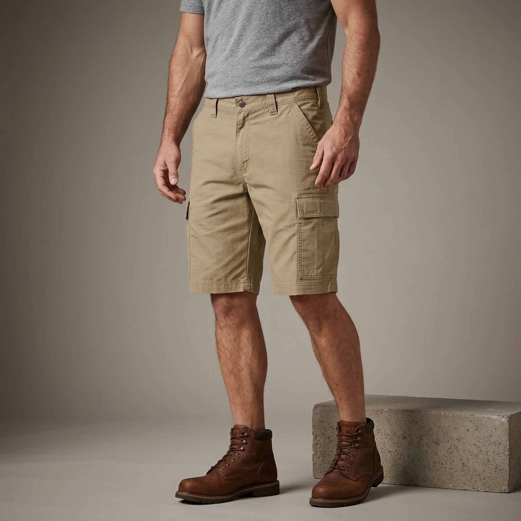 Карго шорти Carhartt Force Relaxed Fit Ripstop Beige