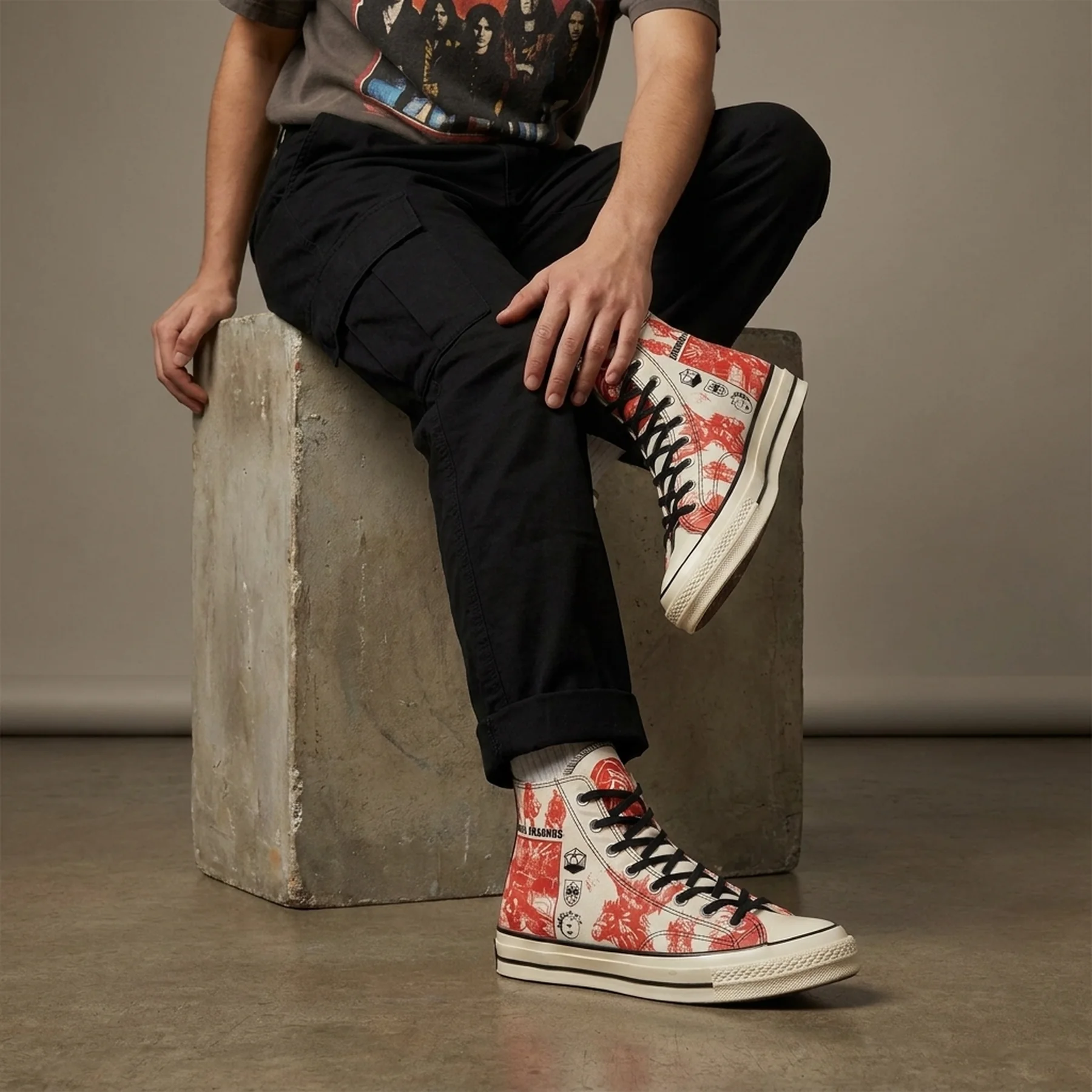 Кеди Converse Chuck Taylor Vintage 70 Dungeons Dragons HI Egret Black Multi