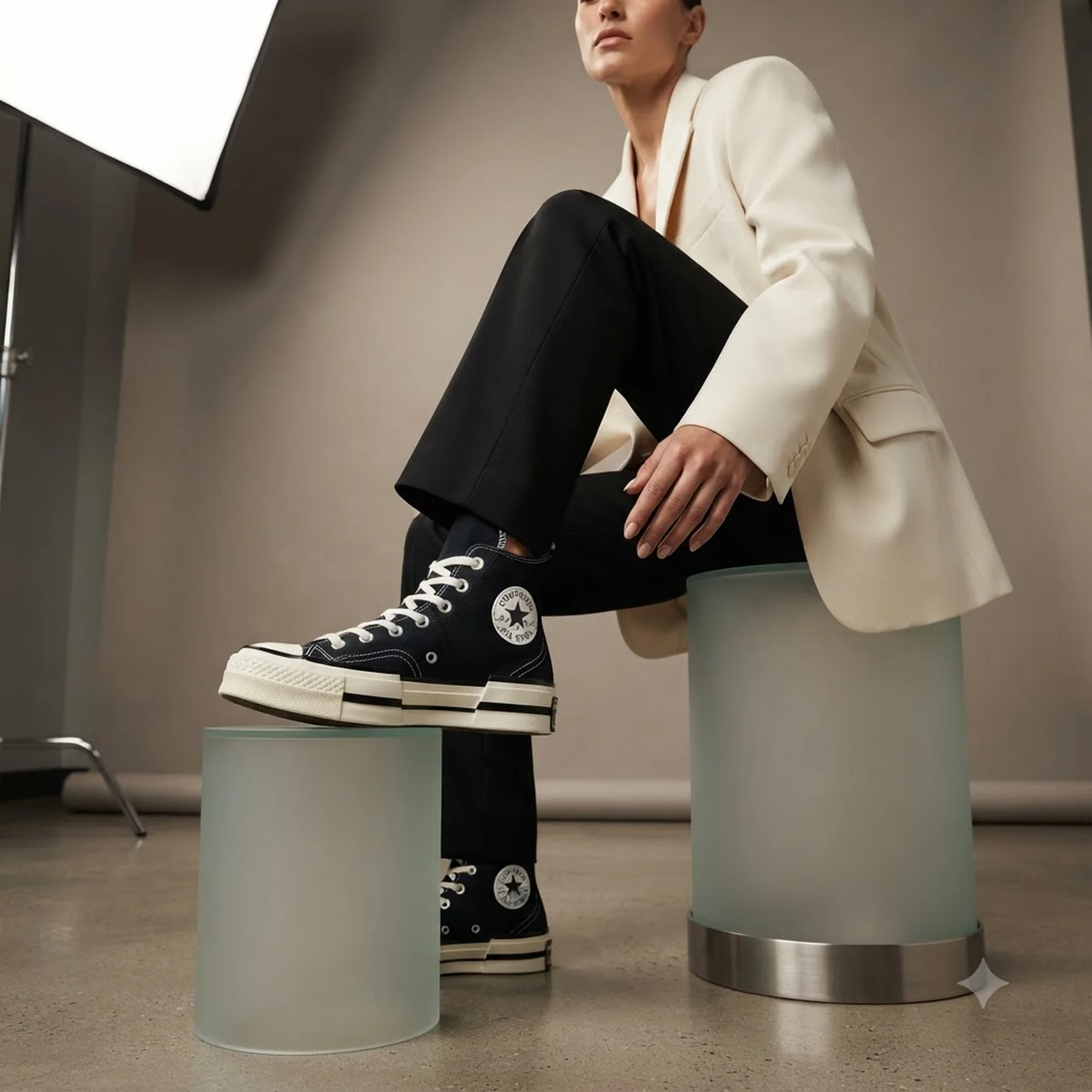 Кеди Converse Chuck Taylor Vintage 70 Plus HI Black Egret
