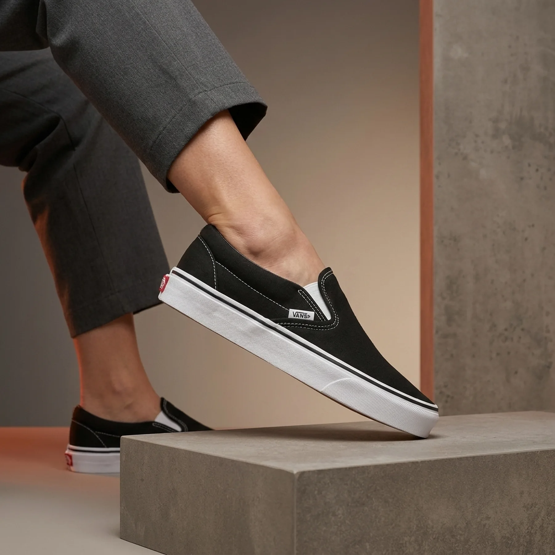 Кеди Vans Classic Slip-On (Black)