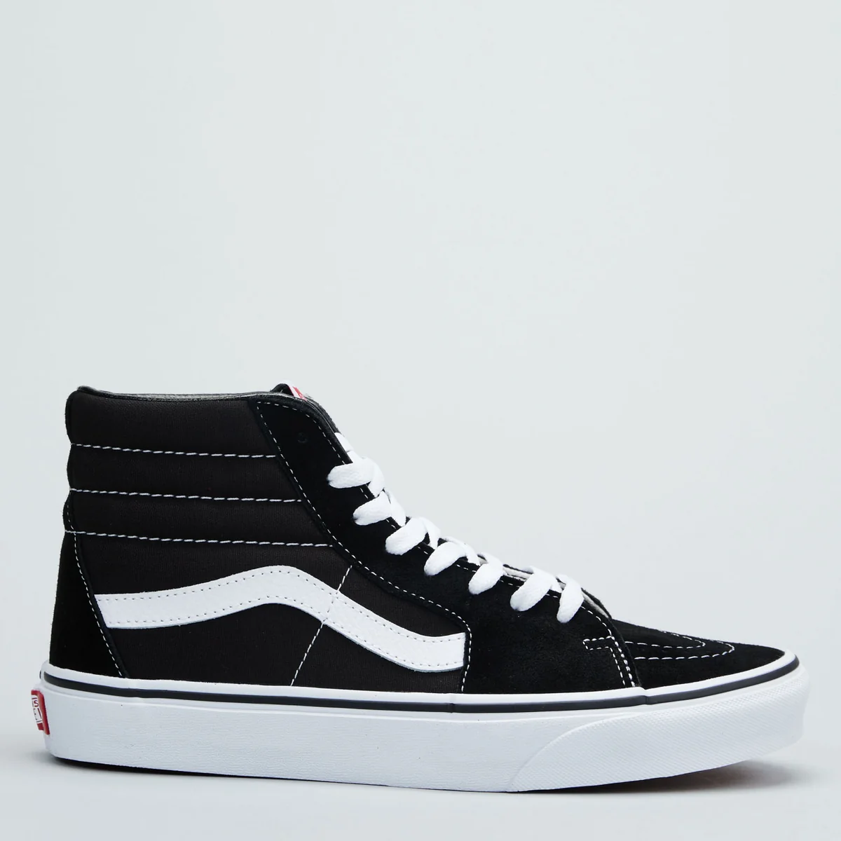 Кеди Vans Sk8-HI (White/Black, замша)
