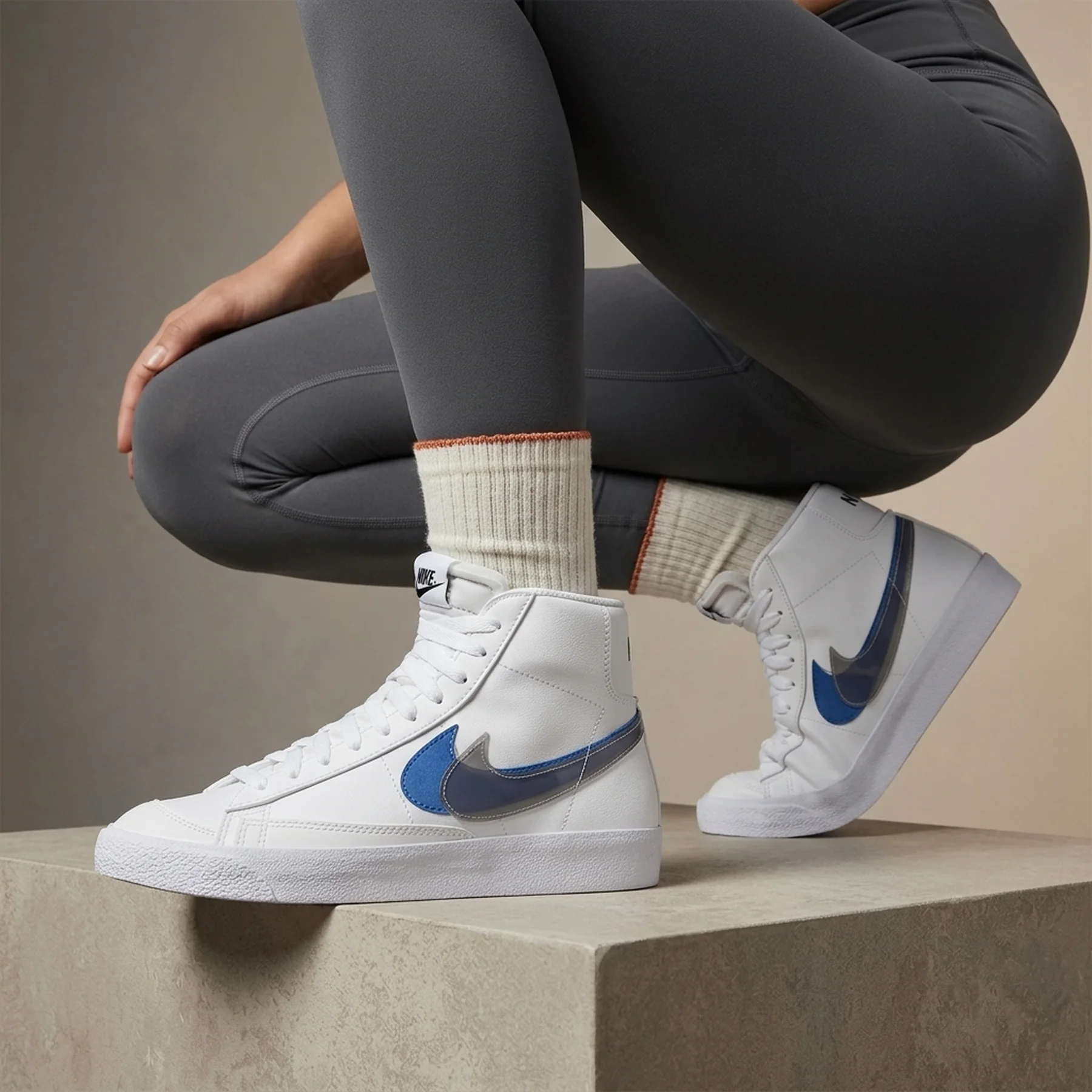 Кеди жіночі Nike Blazer Mid Next Nature (Gs) (FD0690-100)
