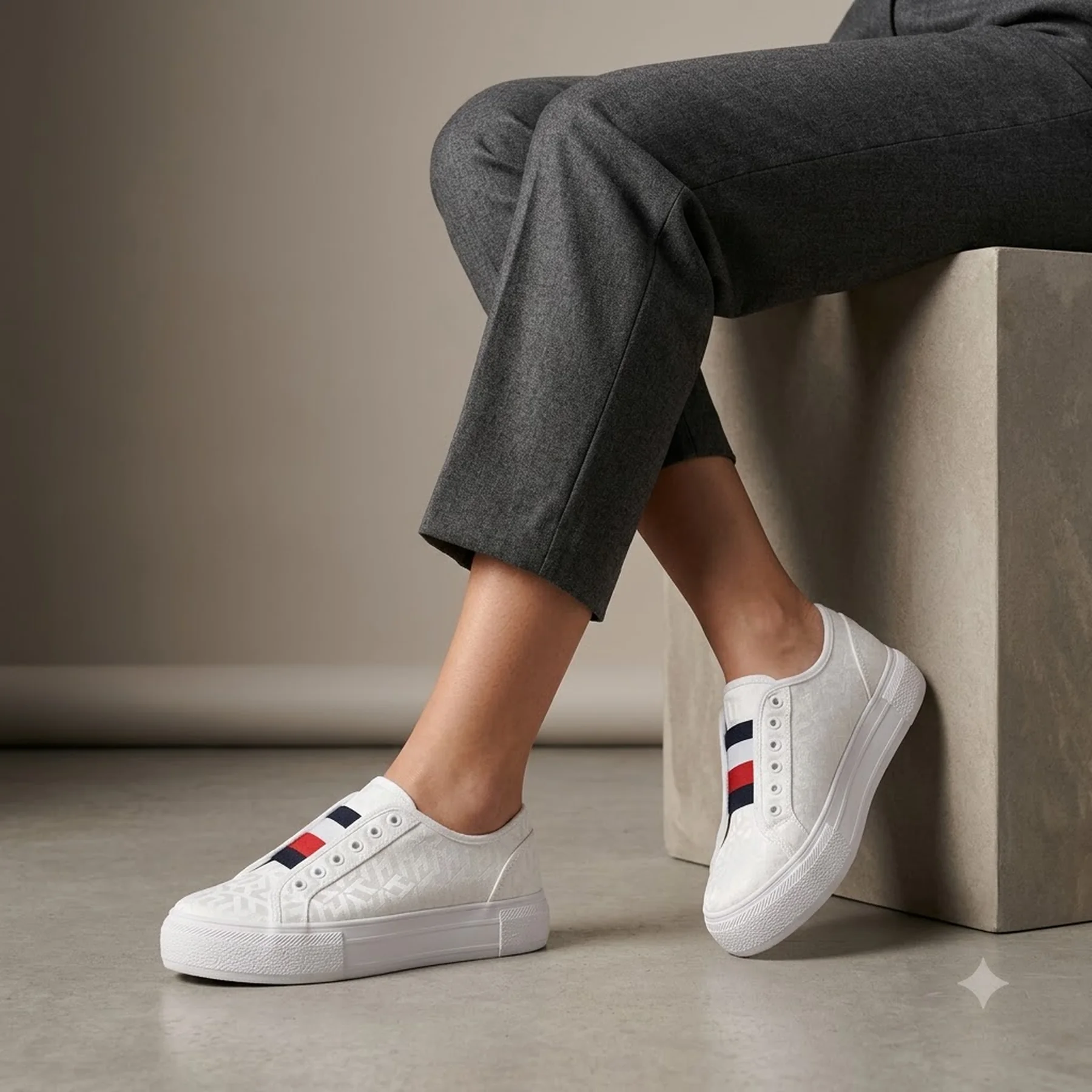 Кеди жіночі Tommy Hilfiger кросівки без шнурків 1159813383